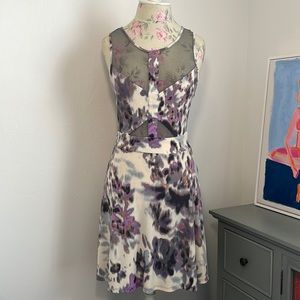 Printed Cut Out Dress